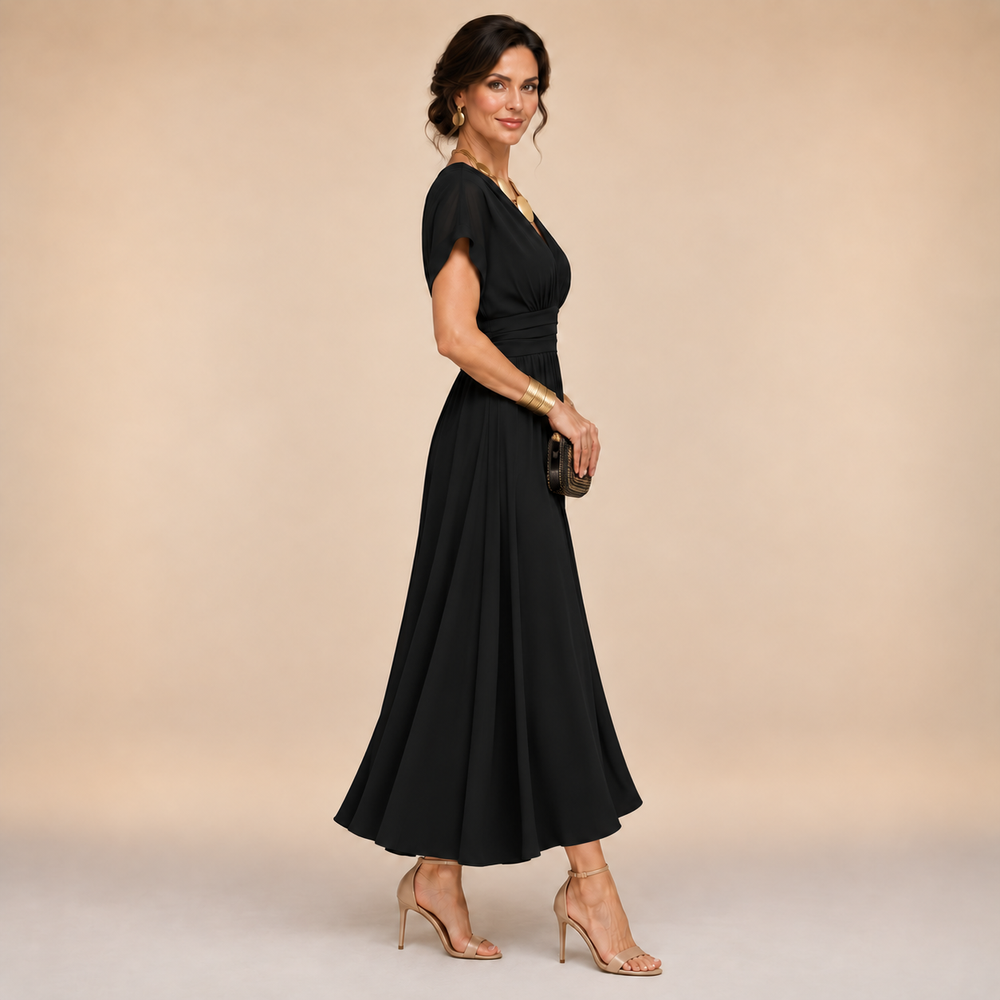 Amelia Wrap Midi Dress