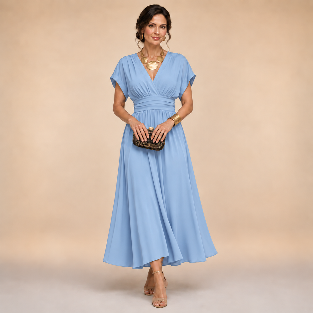 Amelia Wrap Midi Dress