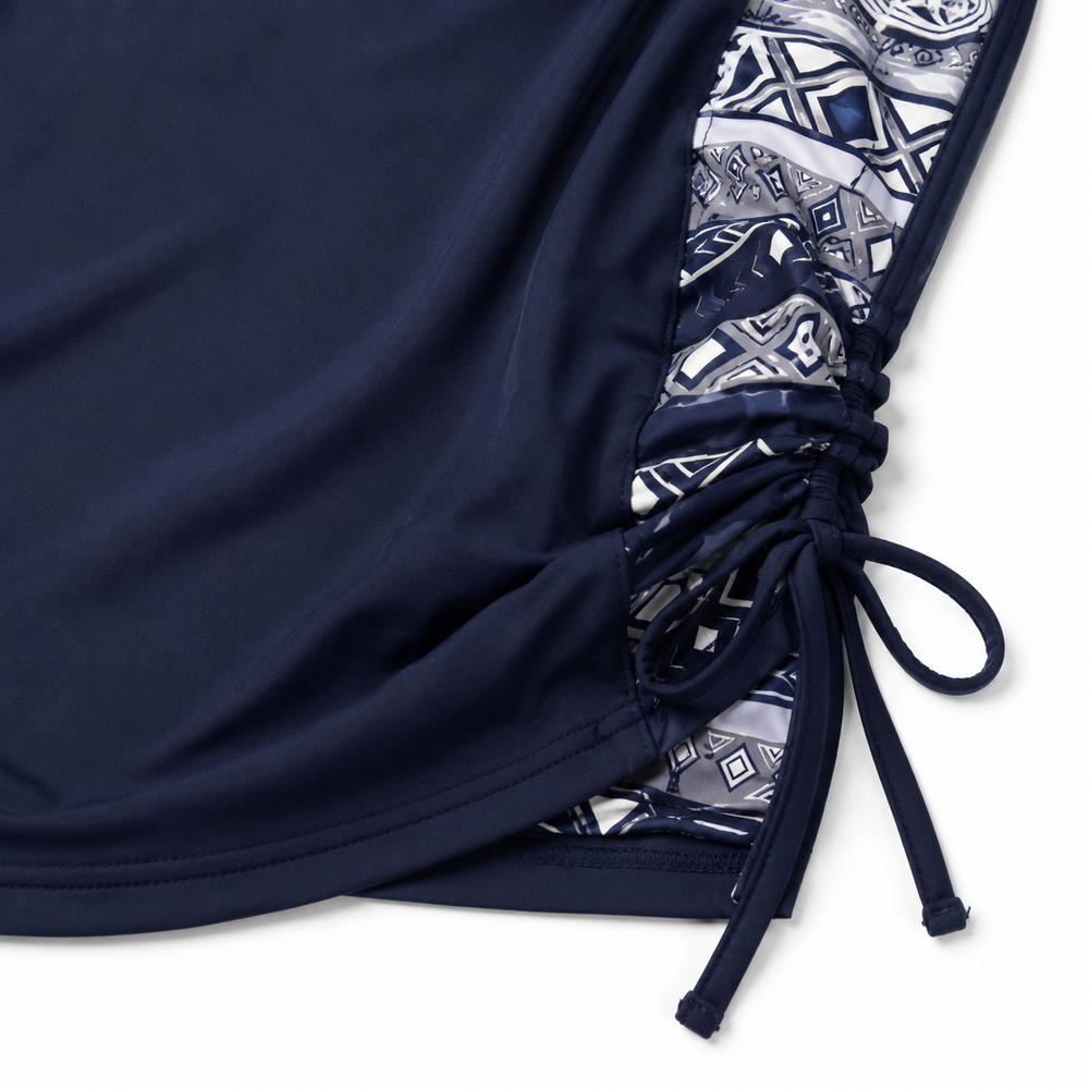 Coastella™ – Longline Tankini Set with Boyshorts for Women, Full Coverage Two Piece Swimsuit