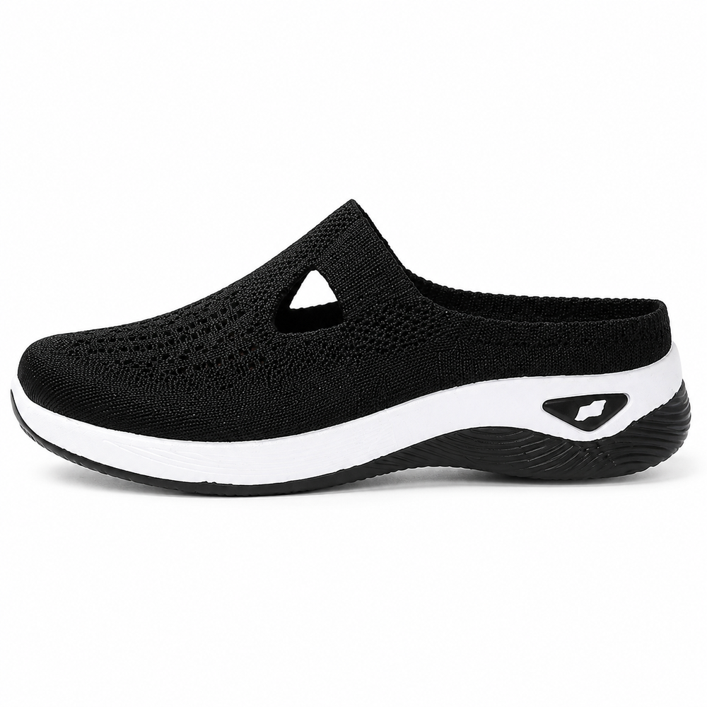 Airessa™ – Breathable Mesh Slip-On Mules with Cushioned Air Sole