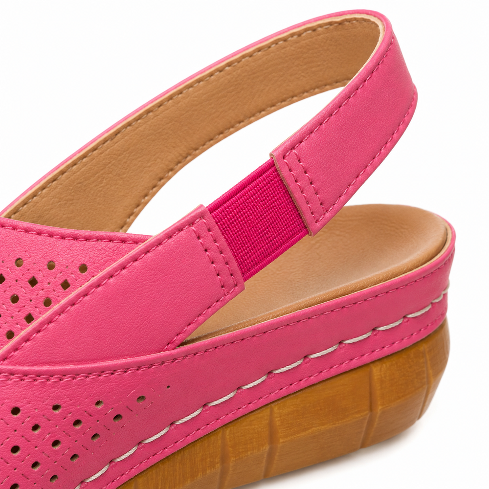 Solea™ – Women's Perforated Wedge Slingback Comfort Sandals