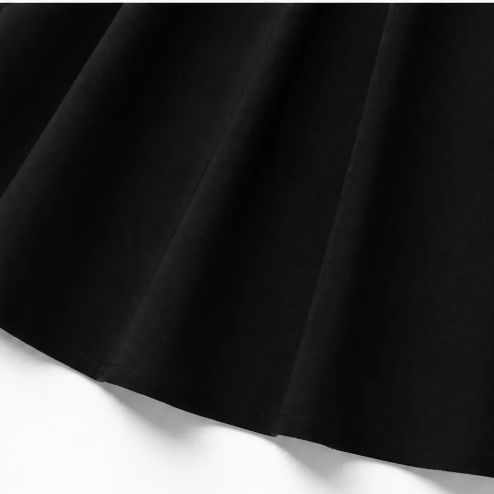 Noirella – Lace Sleeve A-Line Mini Dress for Curves