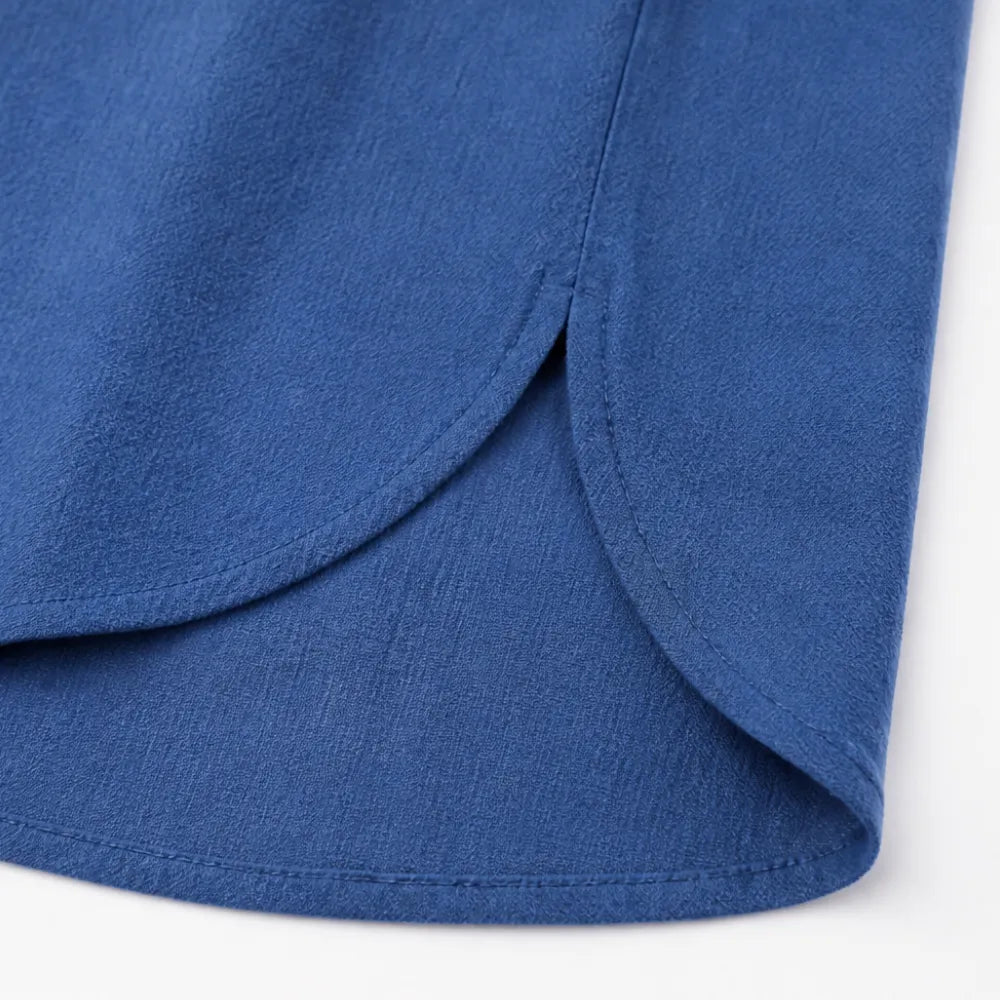 Amberlys – Airy Blouse with V-Neck and Buttons