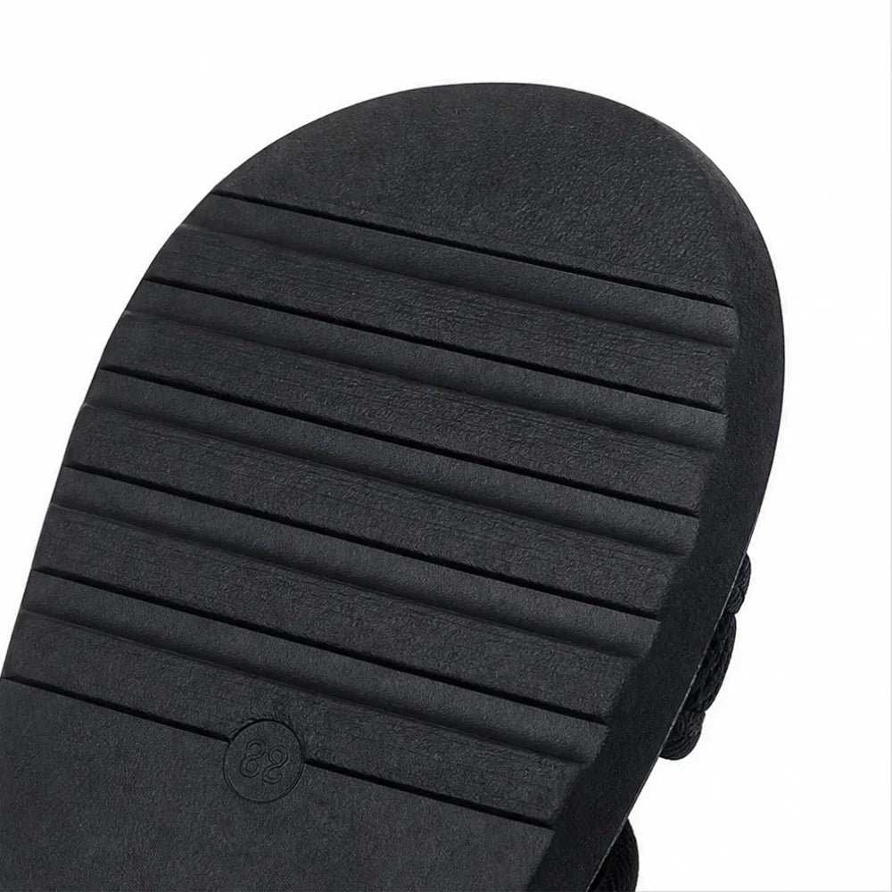 Breezely – Breathable Mesh Slide Sandals for Wide Feet, Open Toe Comfort