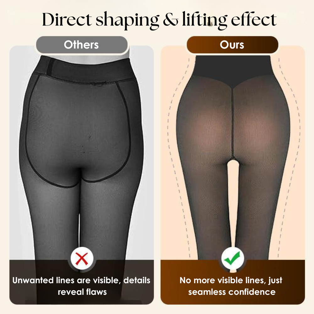 Thermelle – Women’s Fleece-Lined Winter Leggings, High Rise