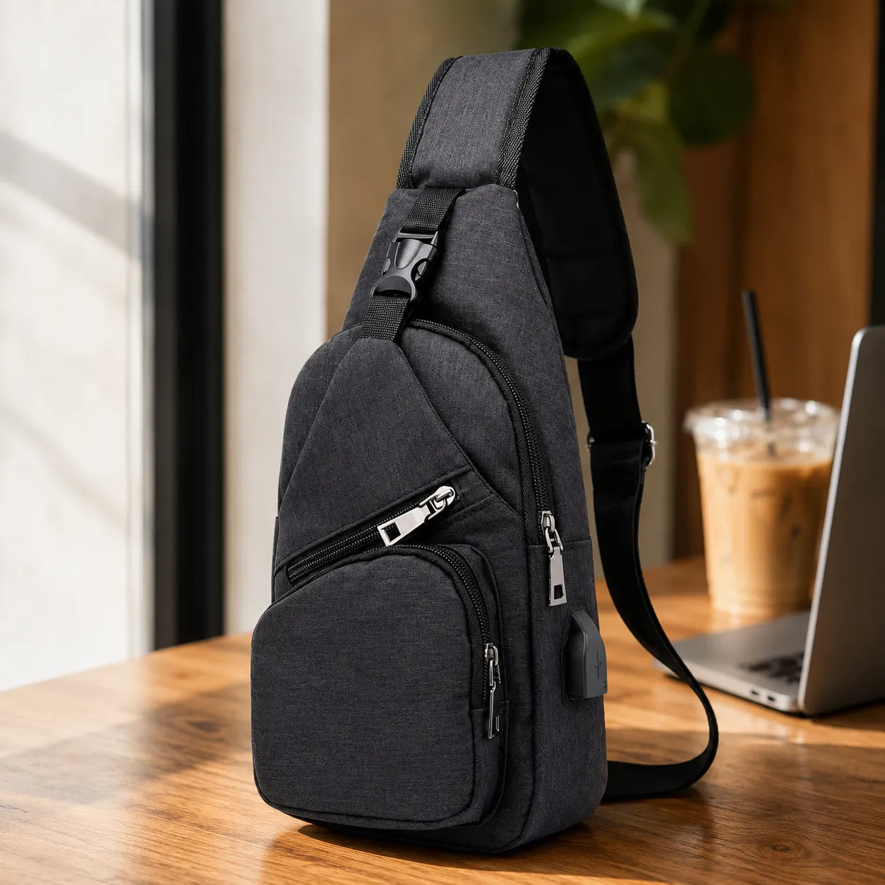 Slynx – Crossbody Sling Bag with USB Charging Port