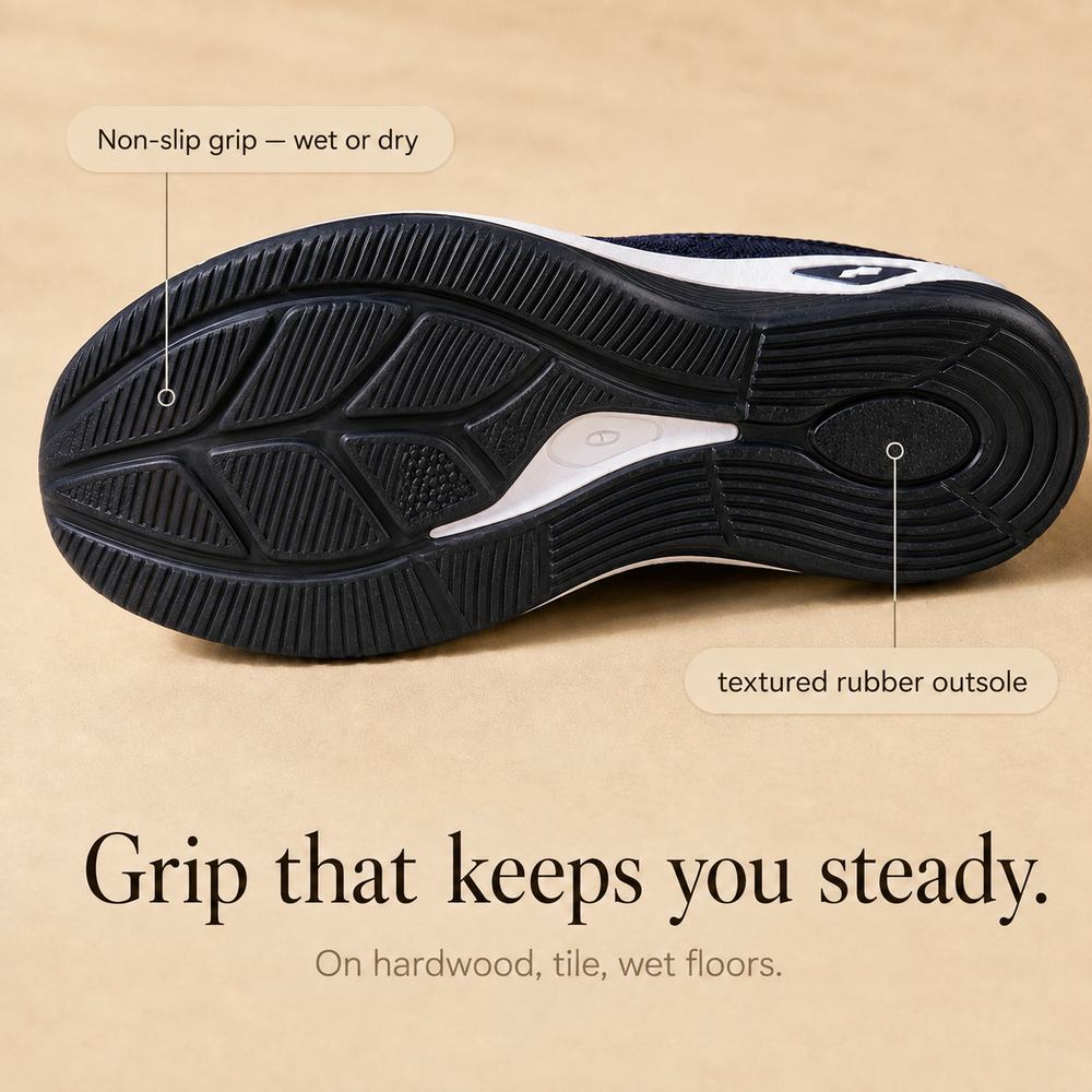Airessa™ – Breathable Mesh Slip-On Mules with Cushioned Air Sole