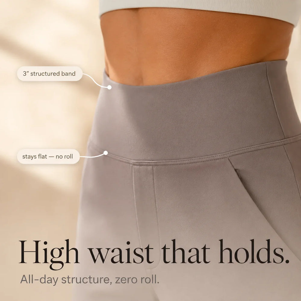 Wearbella – High Waisted Tailored Stretch Bermuda Shorts with Pockets