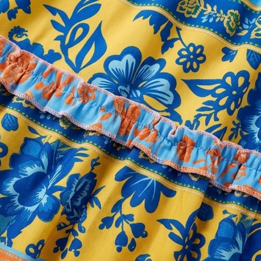 Vivanya – Women's Bold Floral Summer Maxi Dress