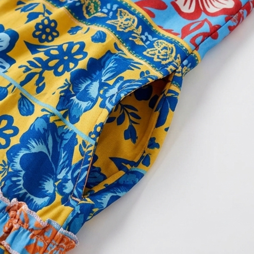 Vivanya – Women's Bold Floral Summer Maxi Dress