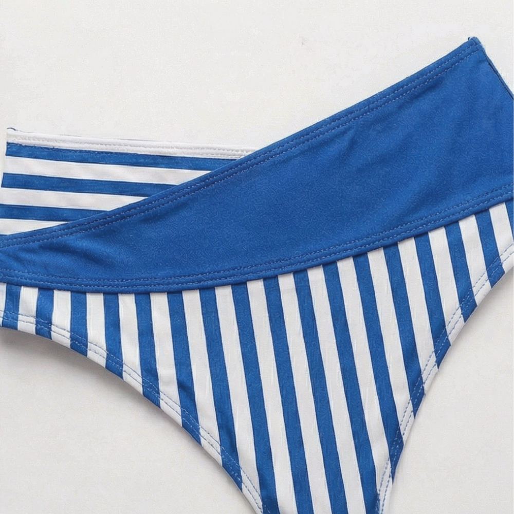 Marivela – Women's Wrap-Front High-Waist Bikini Set