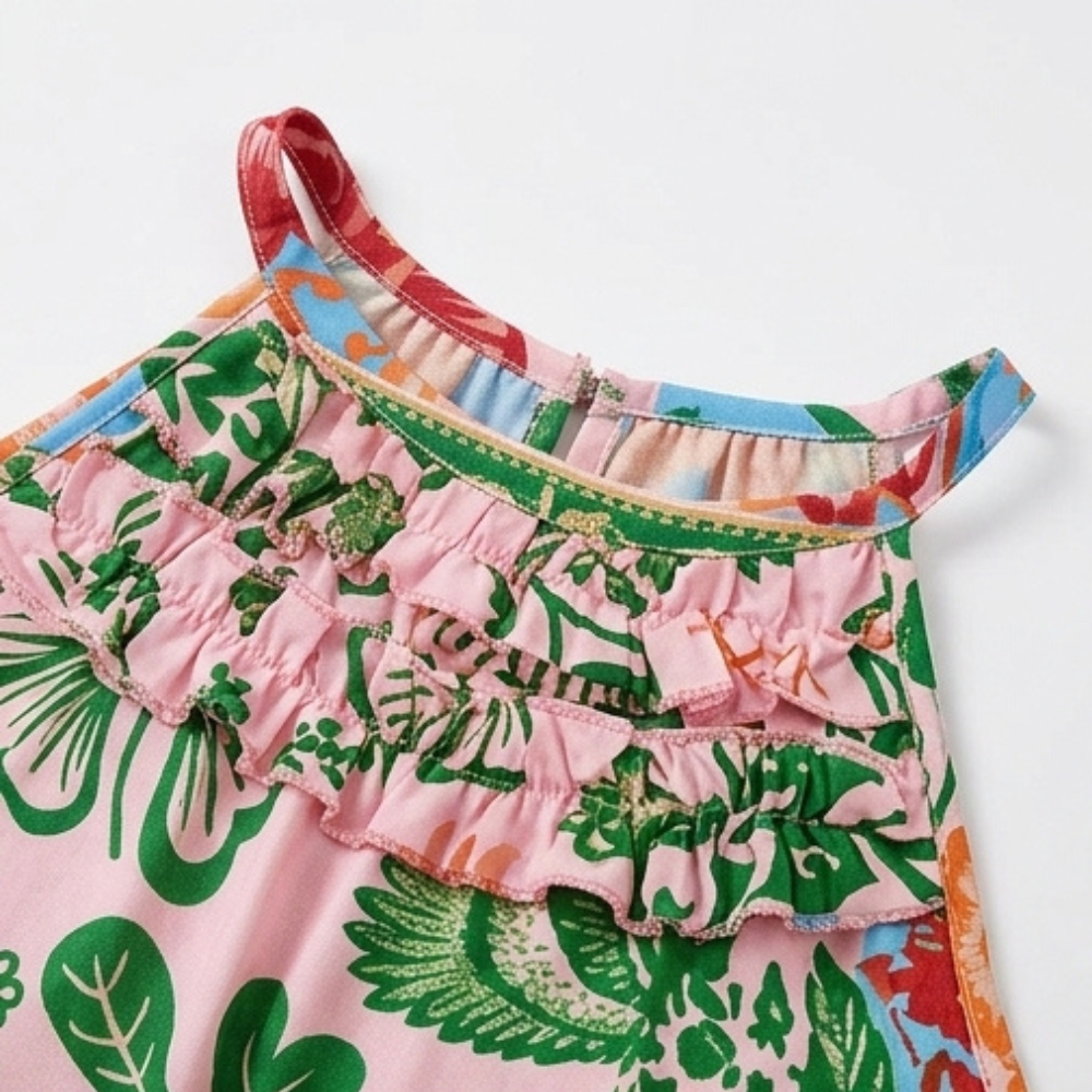 Vivanya – Women's Bold Floral Summer Maxi Dress