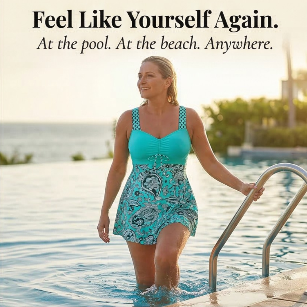 Shorela - Two Piece Swim Set with Full Coverage