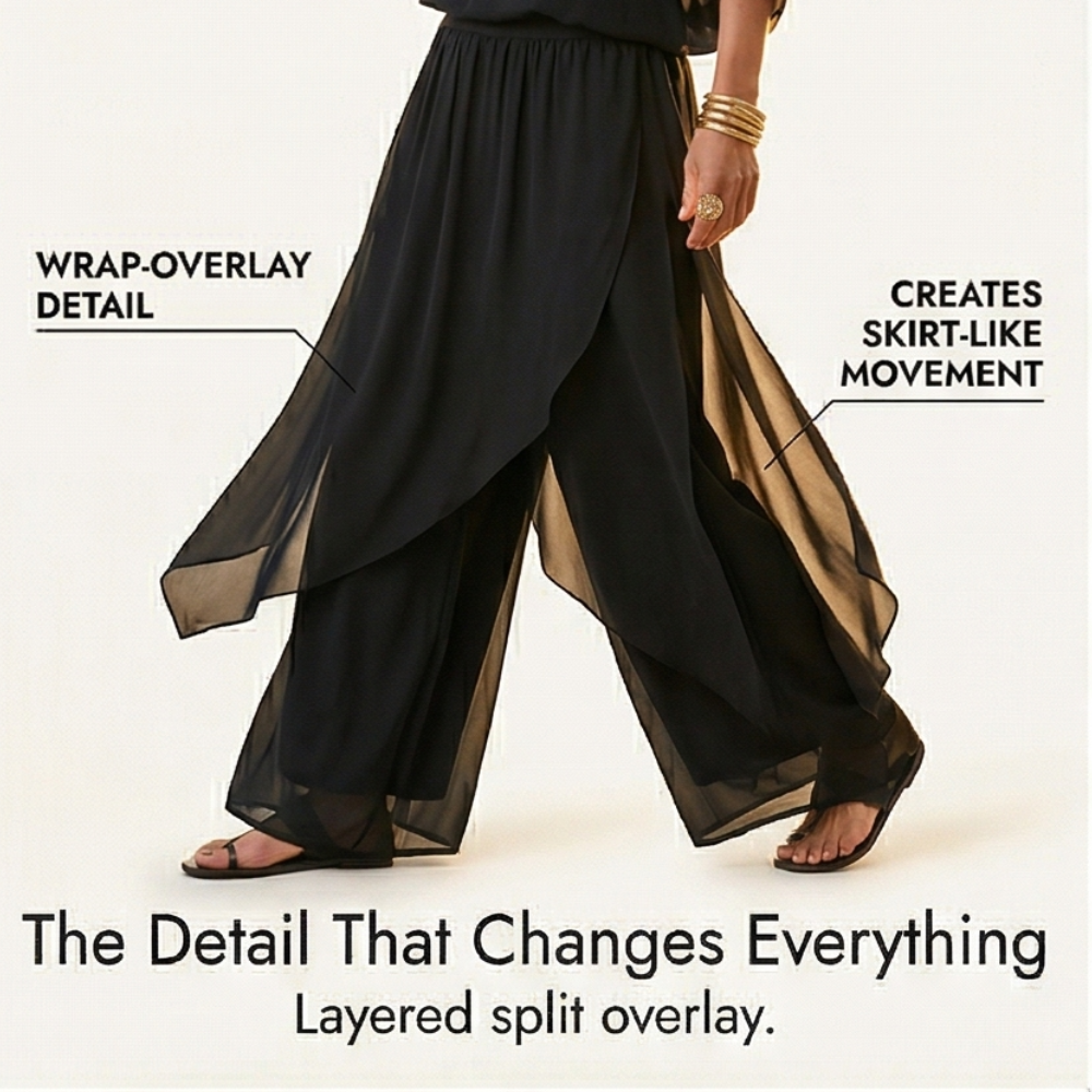 Vivara – Women's Flowy Chiffon Two Piece Set