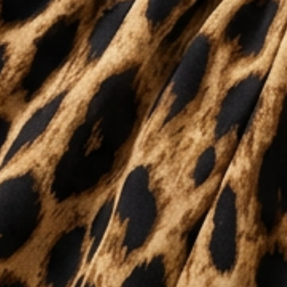 Florenza – Women's Cinched-Waist Leopard Jumpsuit