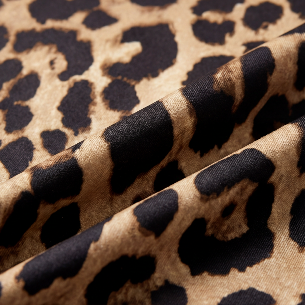 Luxora – Leopard Print Midi Dress