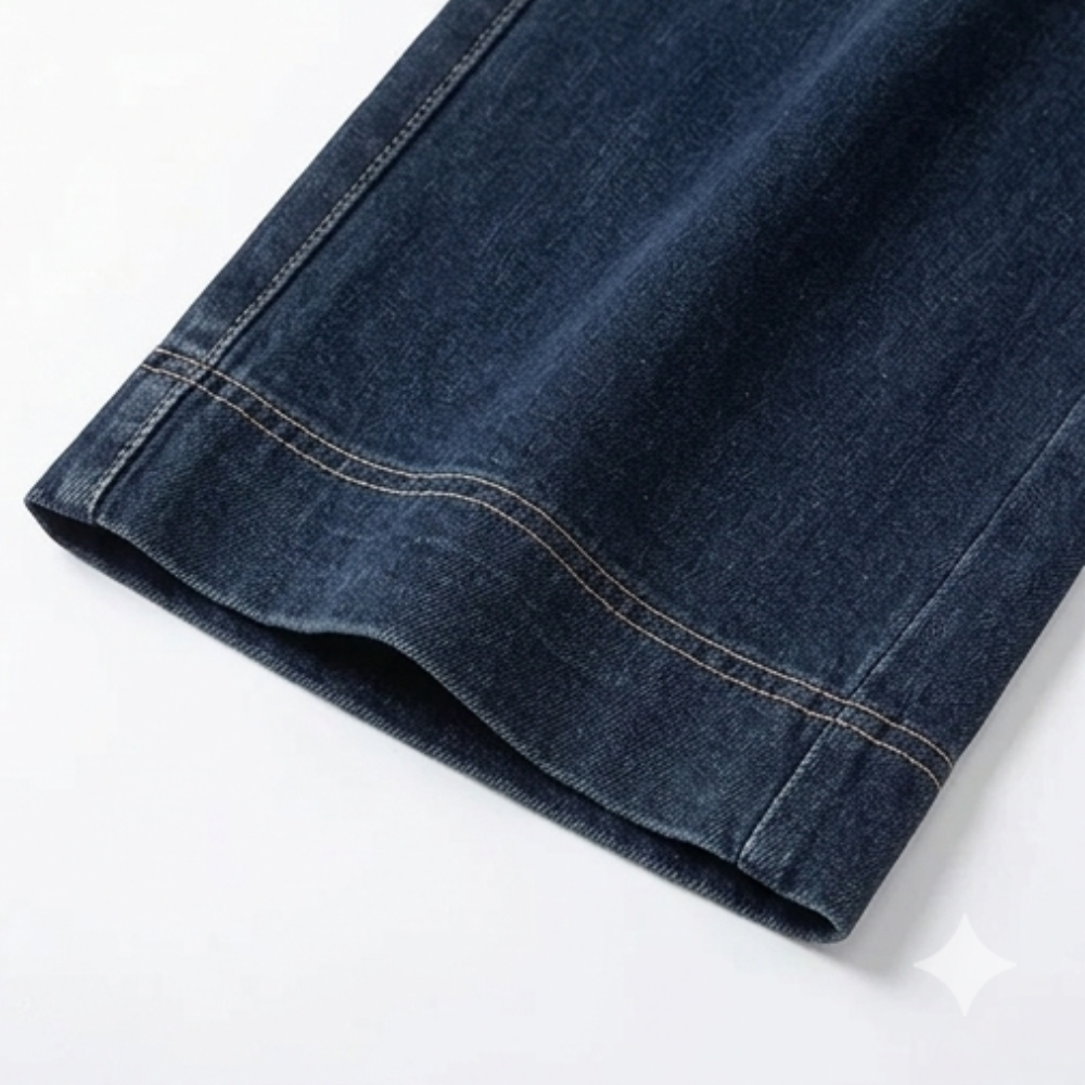 Velora – Drawstring Wide-Leg Comfort Jeans