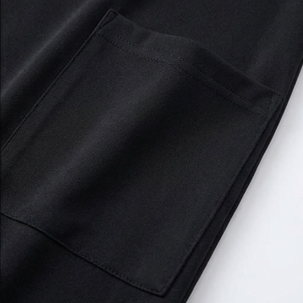 Soliva – Women's Soft Square-Neck Pocket Dress