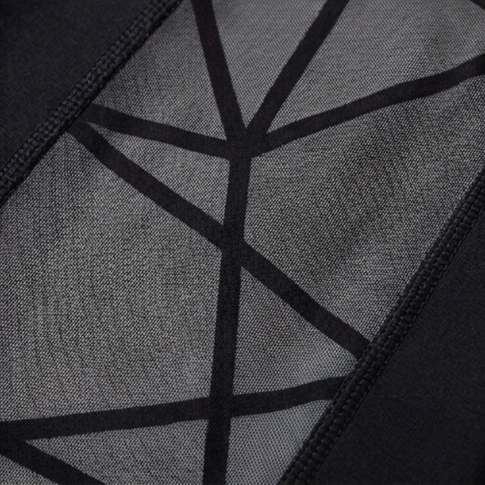Luxefit – High Waisted Mesh Leggings with Hidden Pocket