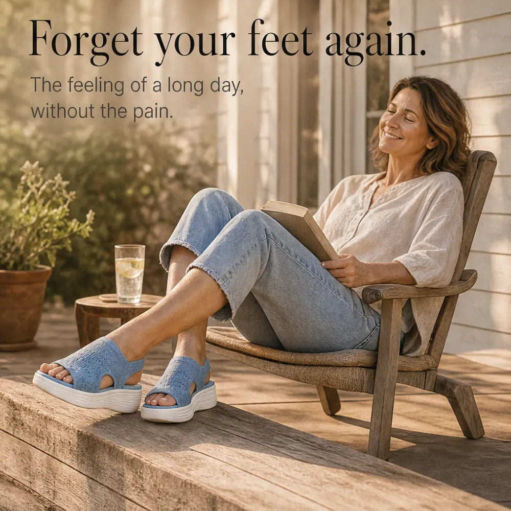 Soleva – Knit Platform Comfort Sandals for Women