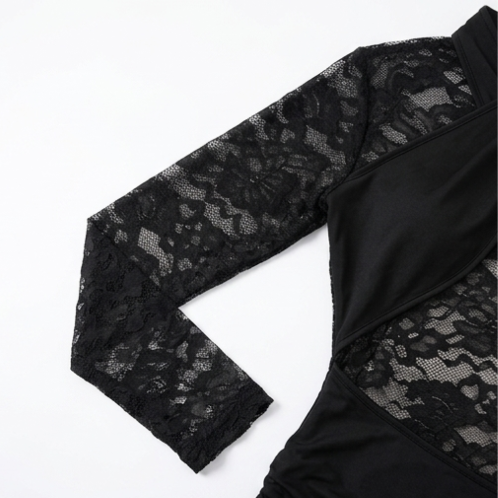 Velaire – Women's Lace Bodycon Mini Dress with Halter Neckline