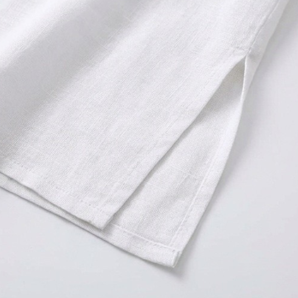 Lunavia – Women's Flowy Linen-Style Maxi Dress