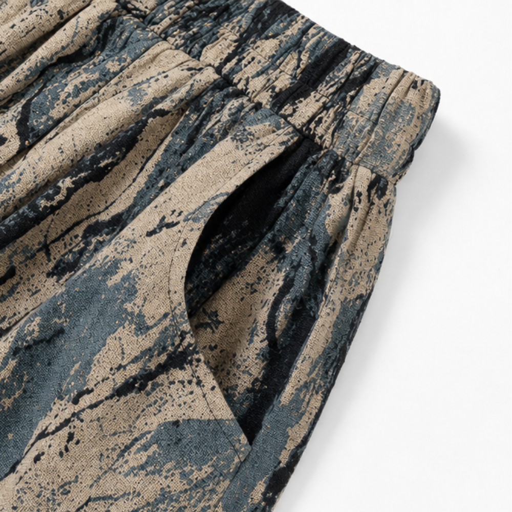 Florenza™ – Wide-Leg Flowy Summer Capri Pants with Elastic Waist & Pockets