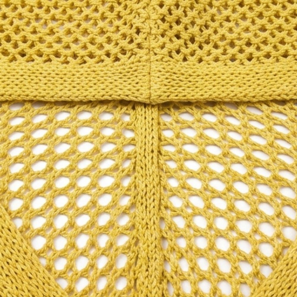Delyne – Women's Open-Knit Hooded Pullover
