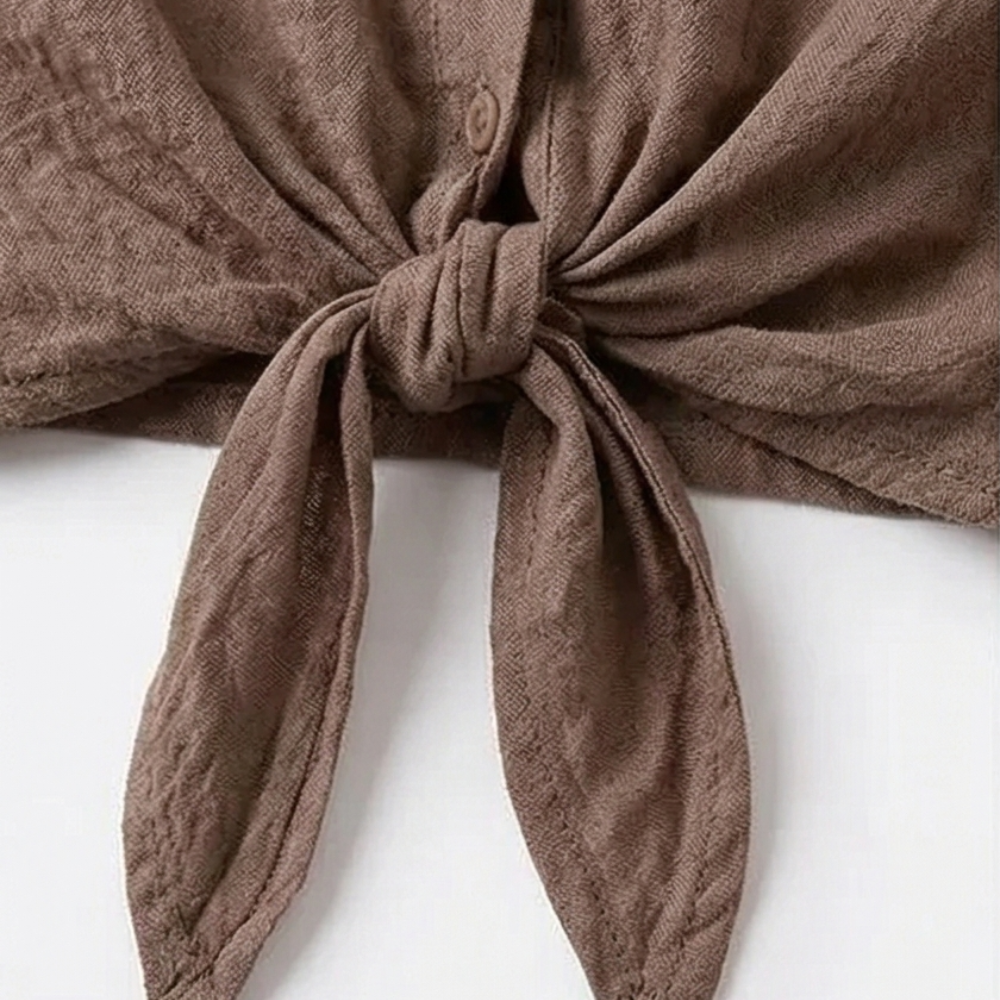 Vivara – Women's Effortless Linen Blend Matching Set