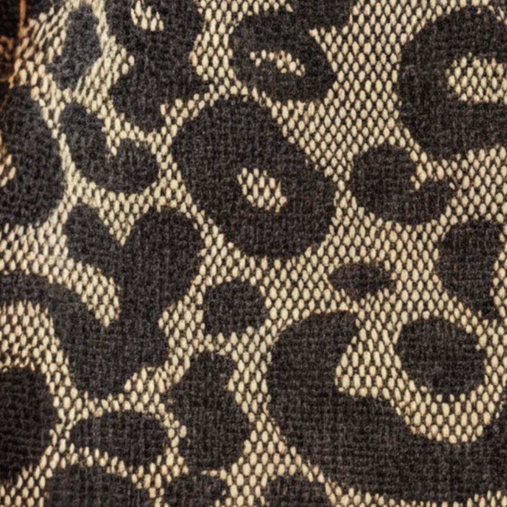 Lynxe - Leopard Print Tote with Chain Detail