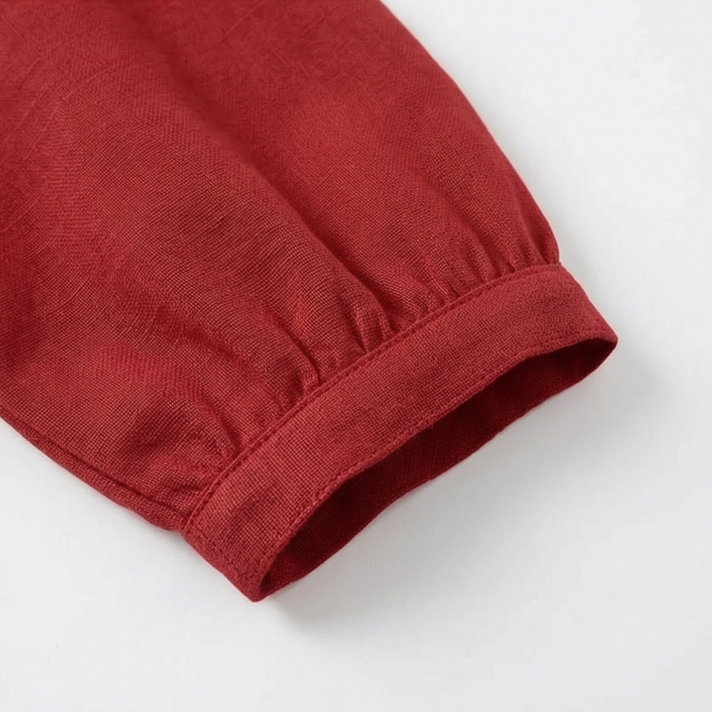 Collaré – Retro Peter Pan Collar Button Up Blouse
