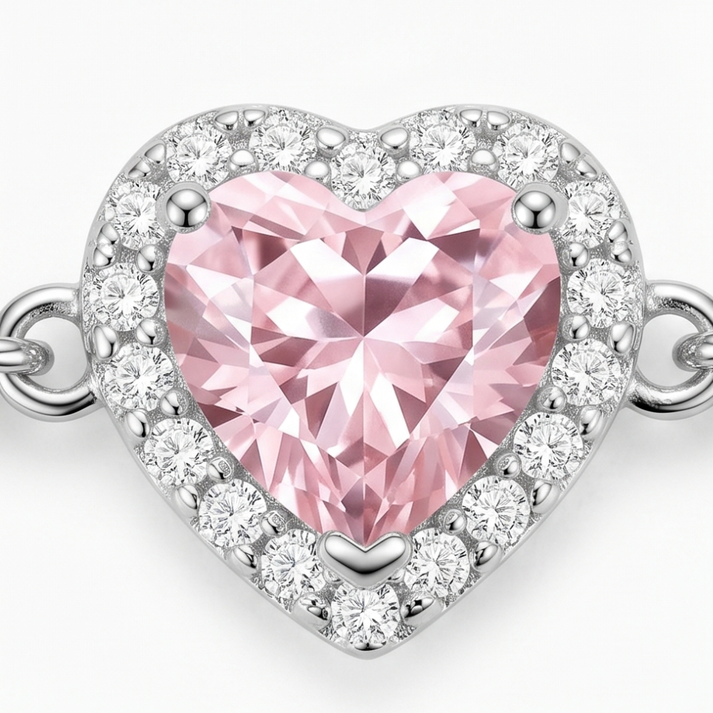 Lunavia – Heart Crystal Halo Bracelet
