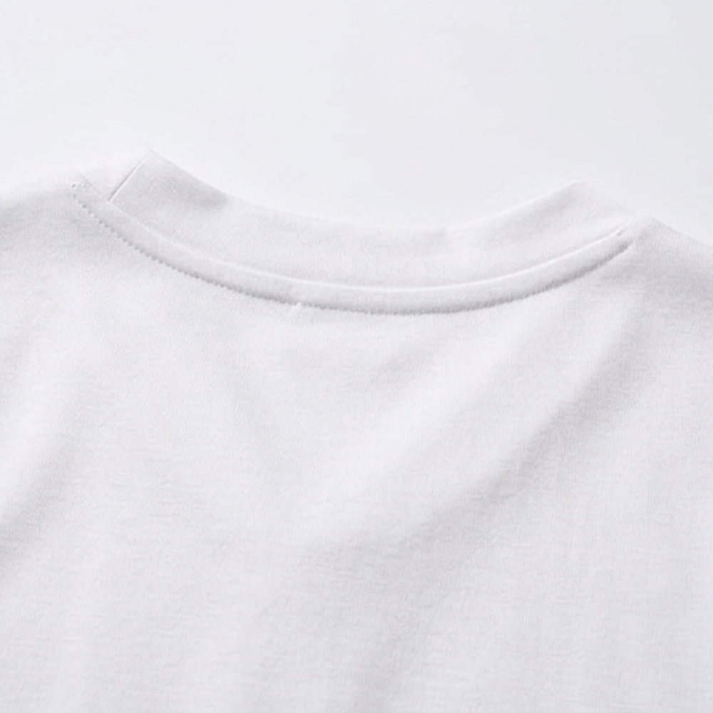 Lunavia – Soft V-Neck Tee with Rolled Cuffs