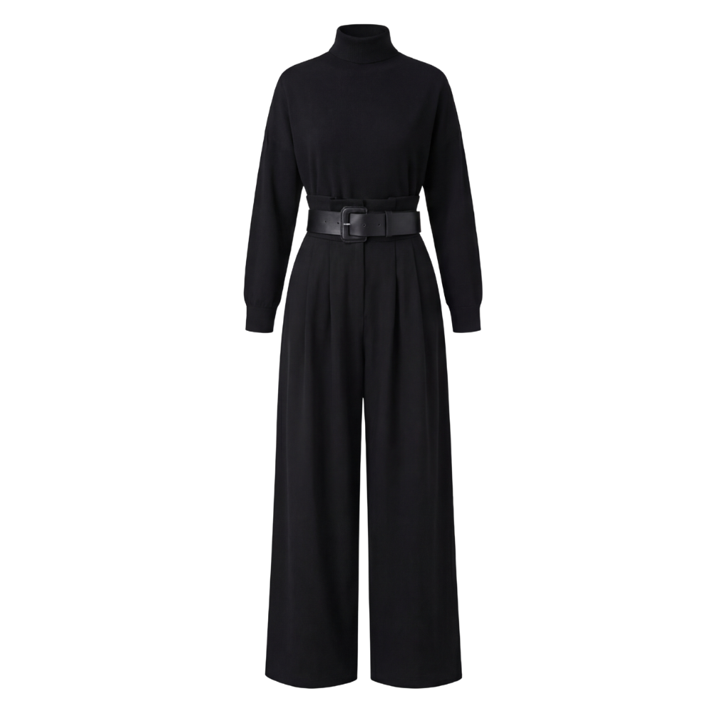Vesaire – Belted Two Piece Matching Set