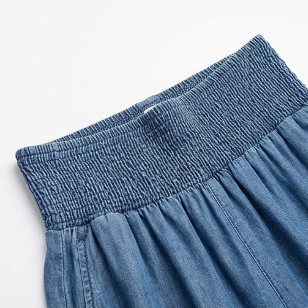 Palazza – Smocked Waist Wide Leg Palazzo Pants