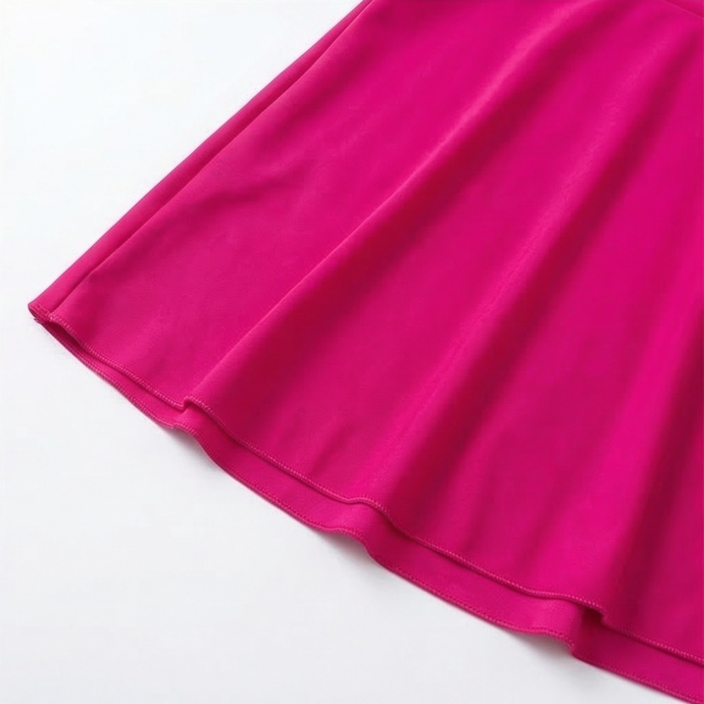 Shorala - Swimdress with Scalloped Neckline