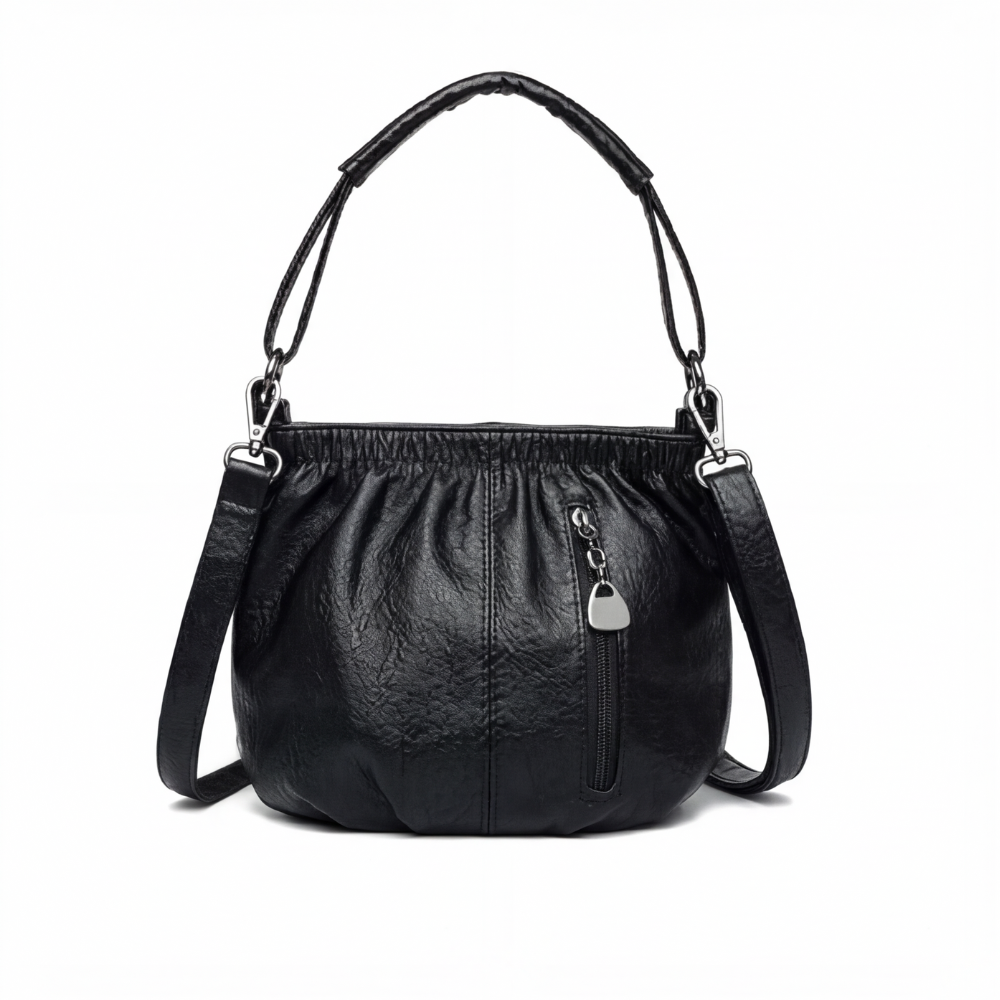 Velina – Soft Pleated Crossbody Bag