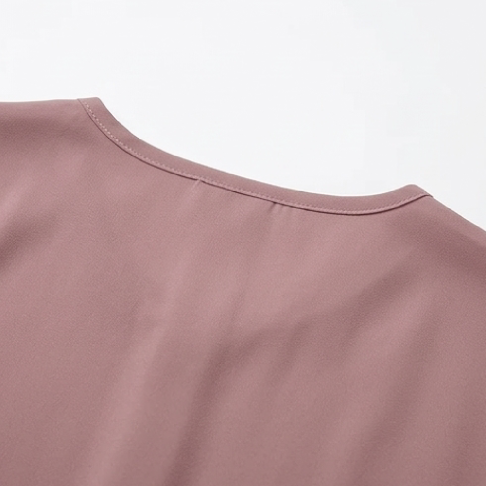 Veluna – Twist-Knot V-Neck Top for Effortless Everyday Style