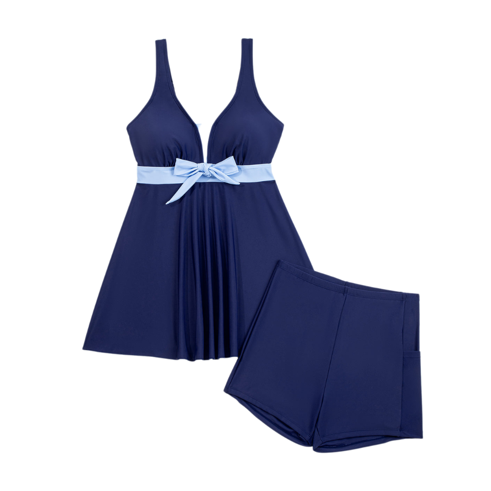 Covaswim - Flattering Tankini Swimdress with Boyshorts