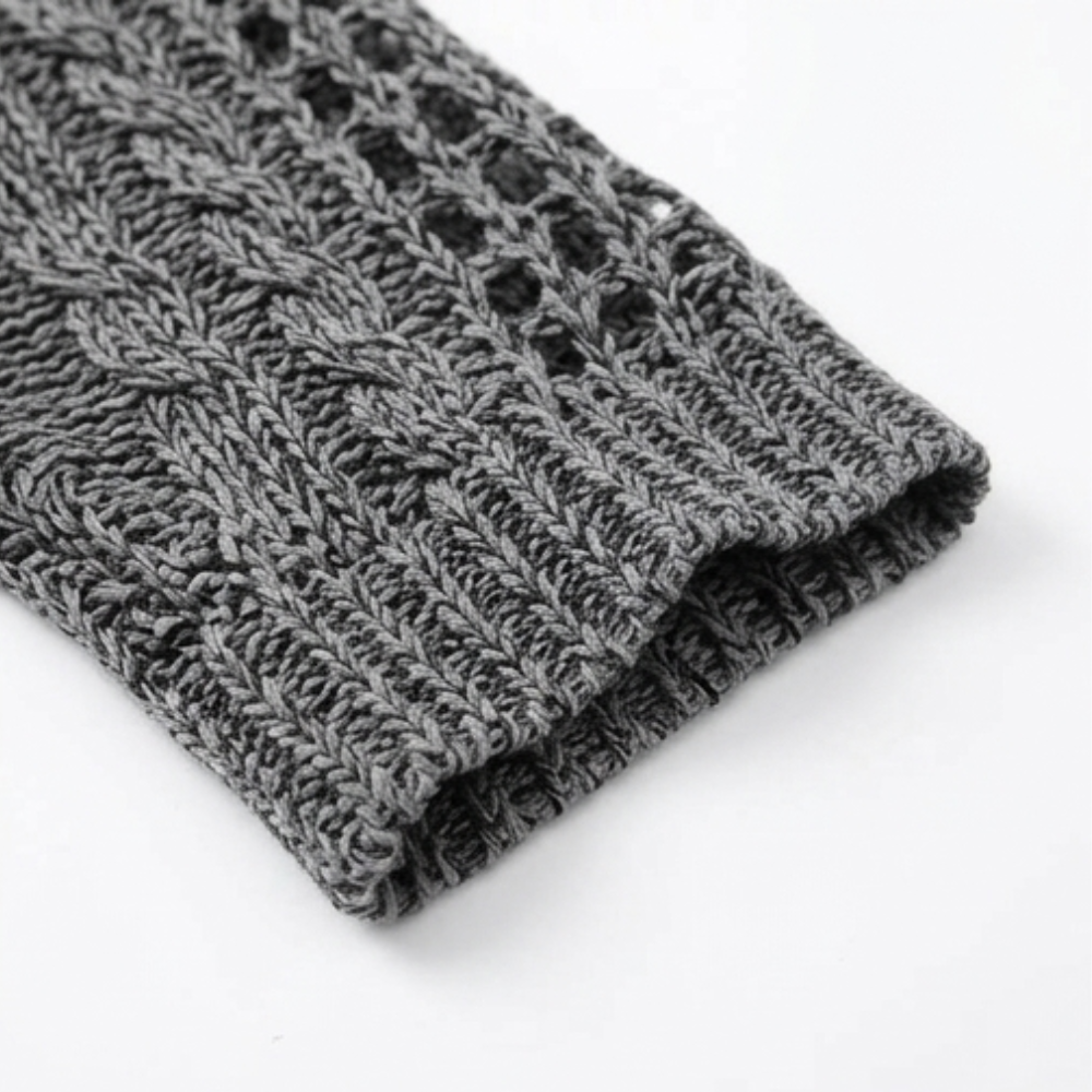 Covena – Women's breezy crochet knit layering top