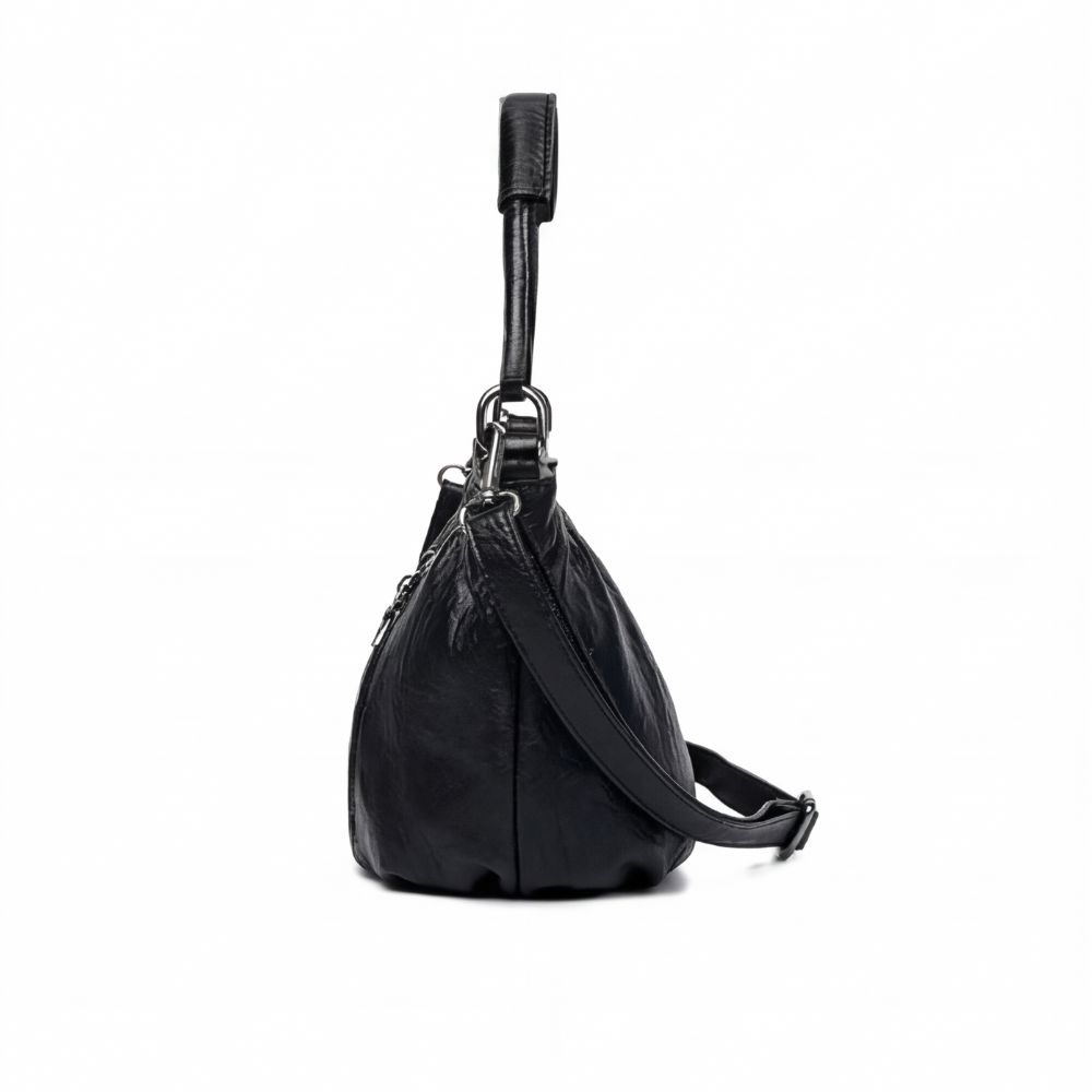 Velina – Soft Pleated Crossbody Bag