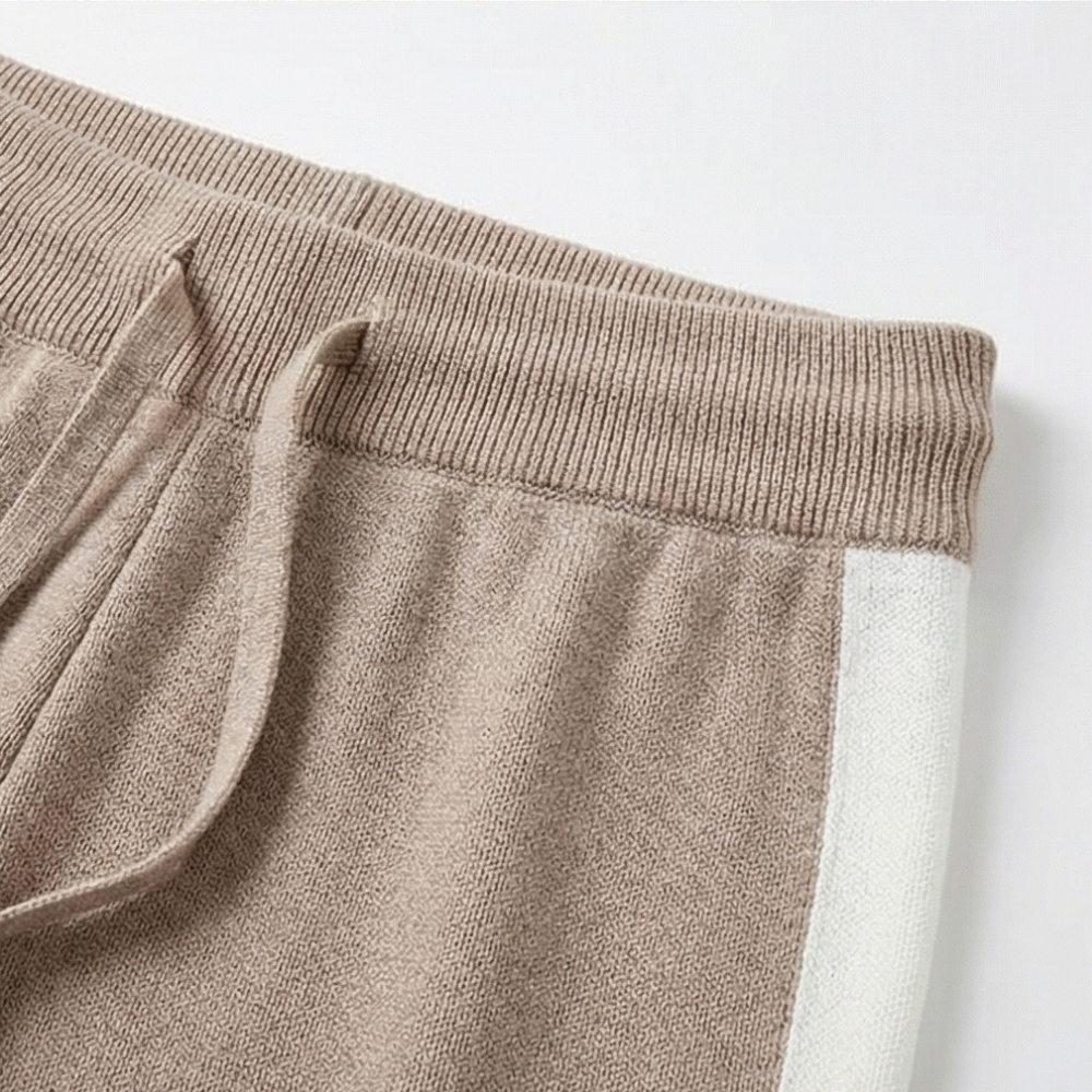 Lunessa – Striped Knit Cardigan and Pants Set