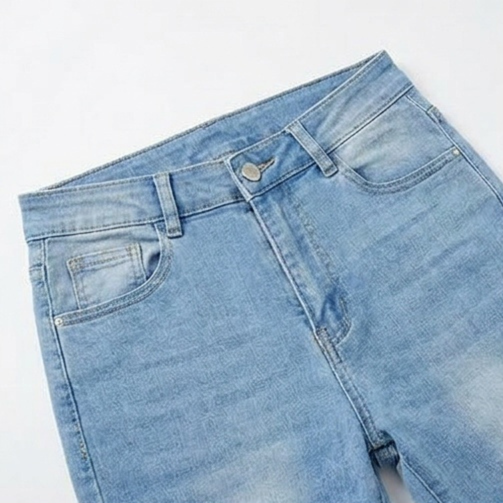 Velora – Women's Slimming High-Waist Capri Jeans