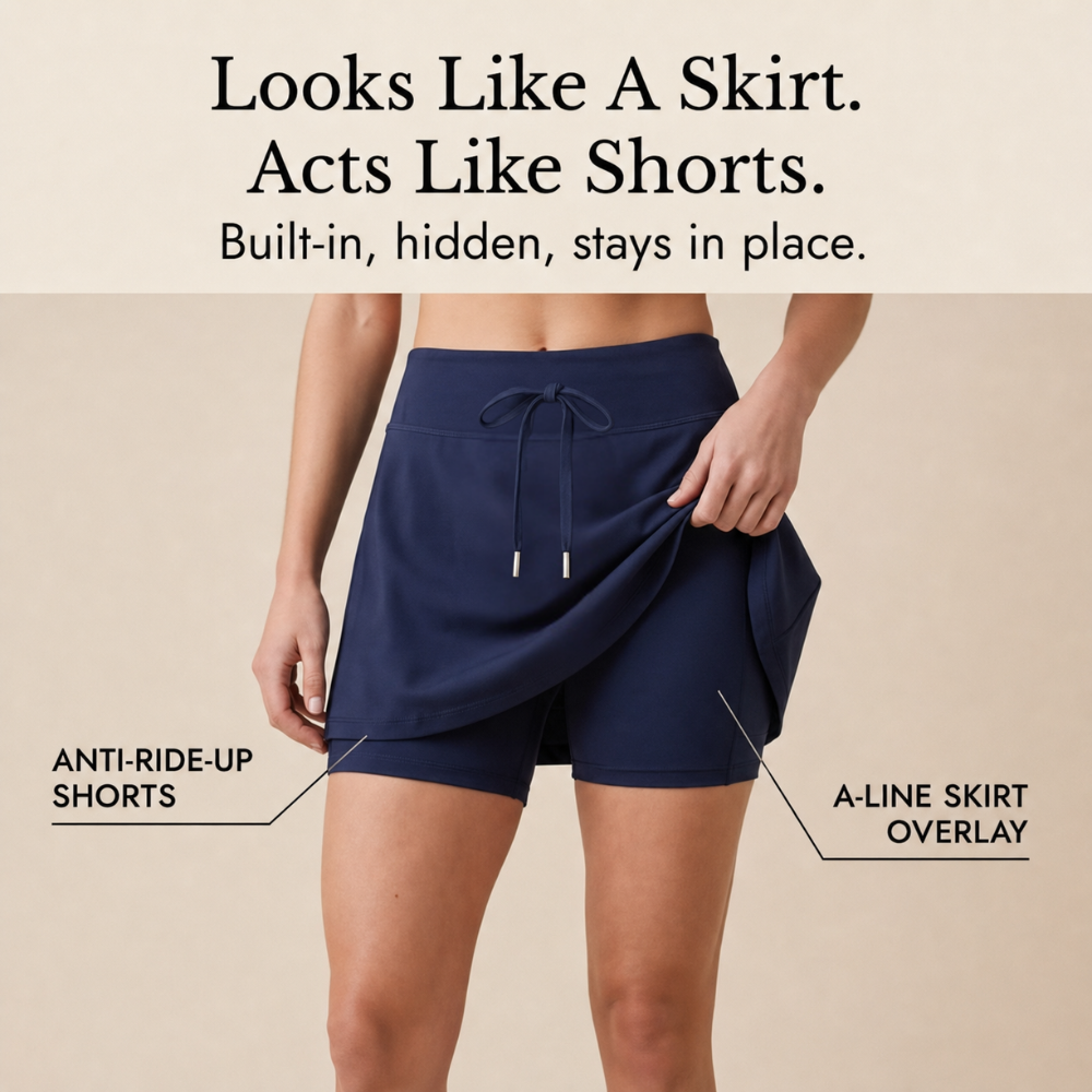 Sunday Edit – Women's Matching Set with Built-In Shorts