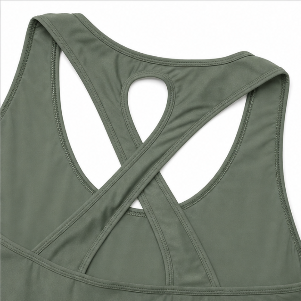 Solana – 3 Piece Swim Set with Cover Up Tank and Shorts