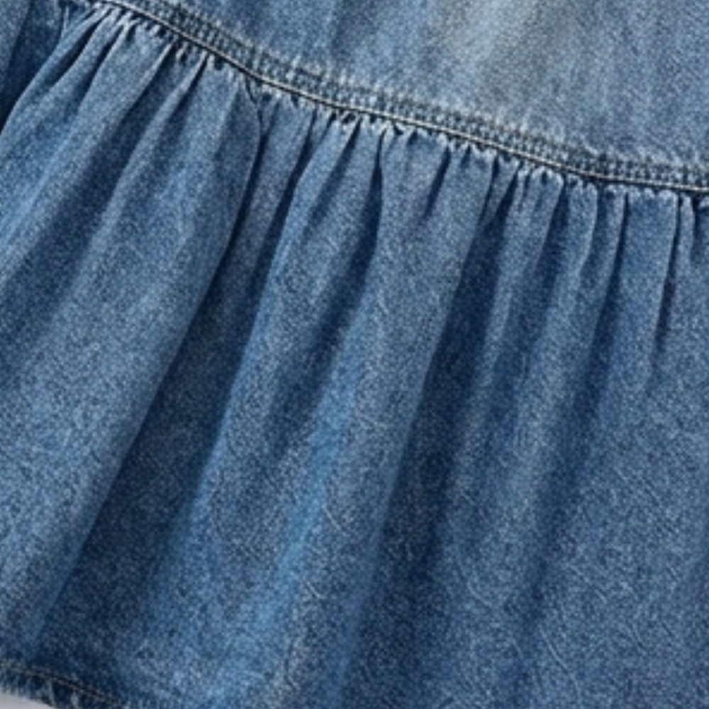 Soléra – Women's Soft Button-Front Denim Maxi Skirt