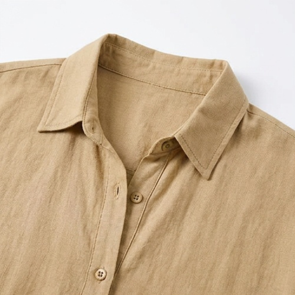 Solenya – Women's Breezy Button-Down Midi Dress