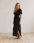 Esme | Summer V-Neck Side Slit Maxi Dress