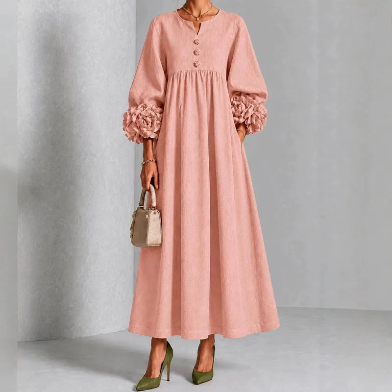 Josephine | Floral Cuff Maxi Dress