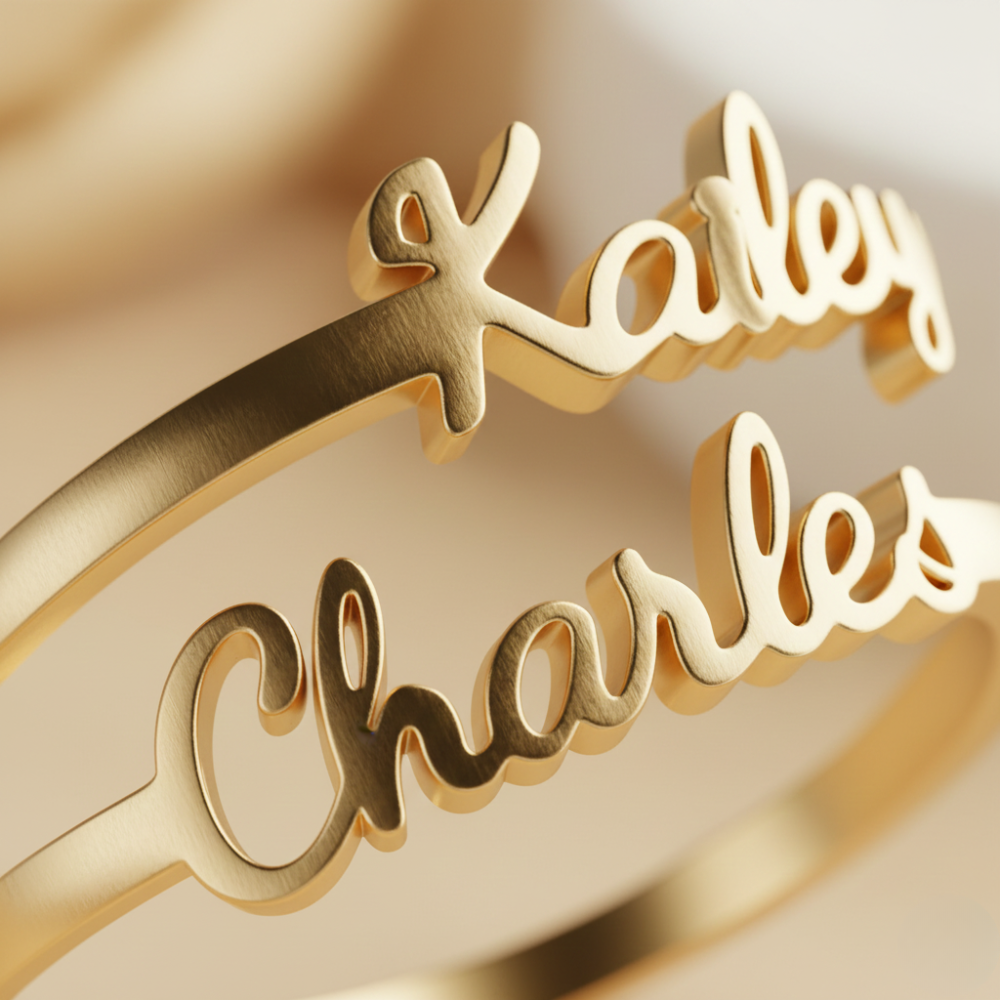Aurelya™ – Customized Name Ring (50% Off)